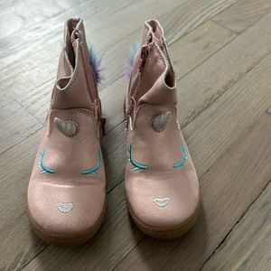 Cat and Jack Unicorn Boots size 11